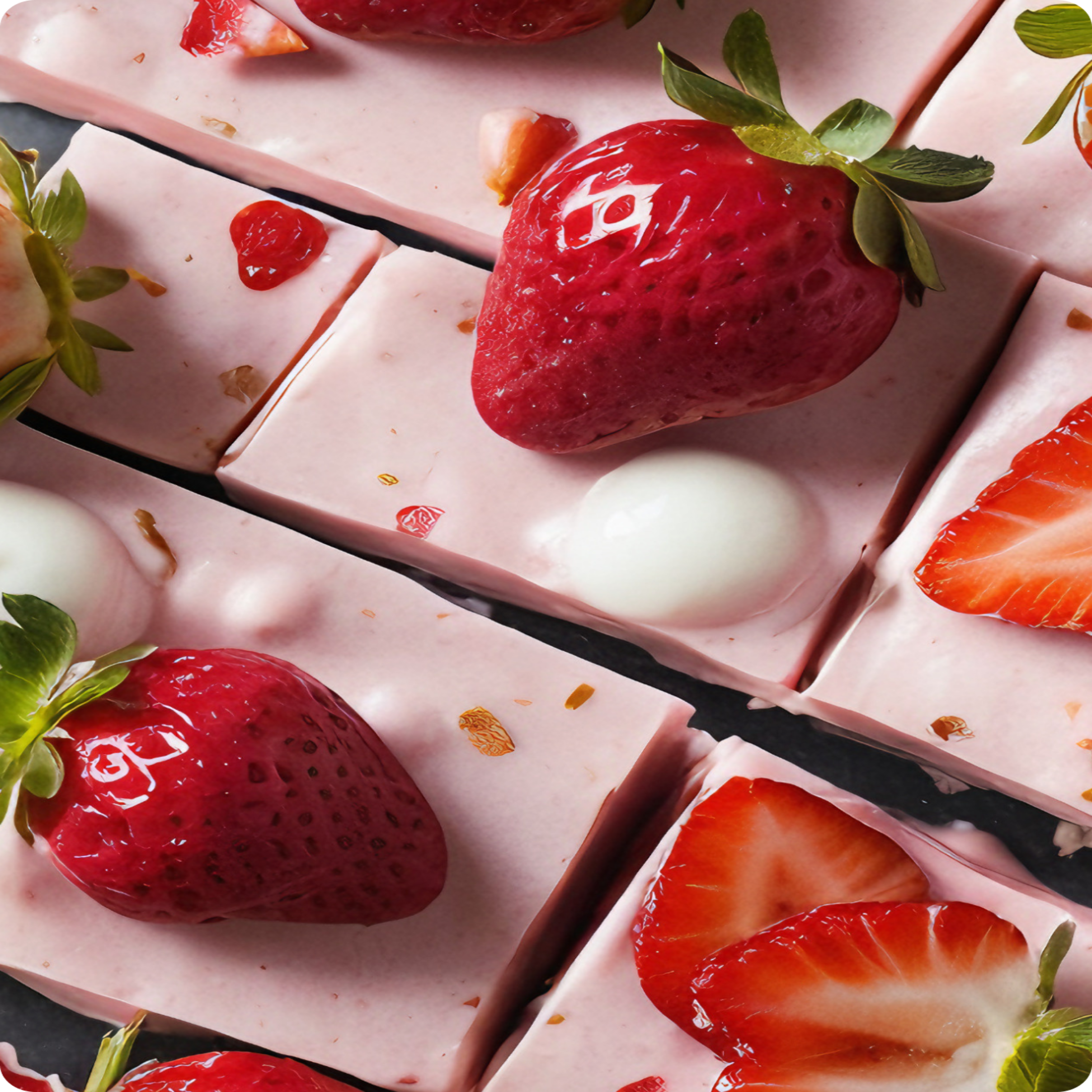 Strawberry Yoghurt Bark